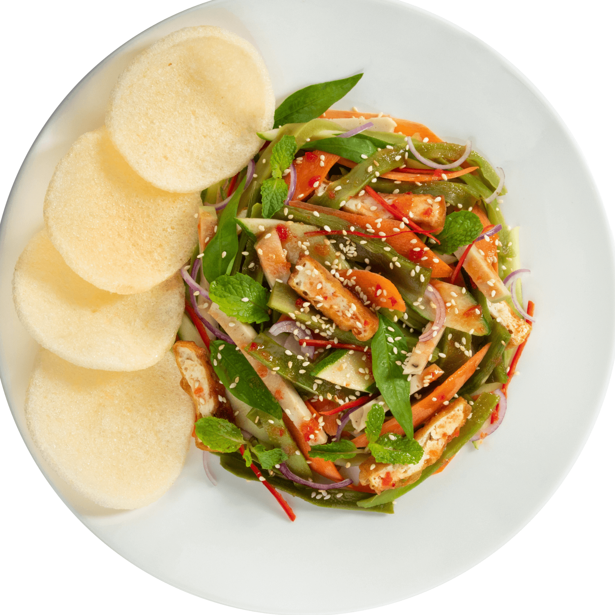 Gỏi Tiến Vua/ Dried Mountain Jelly Vegetable Salad