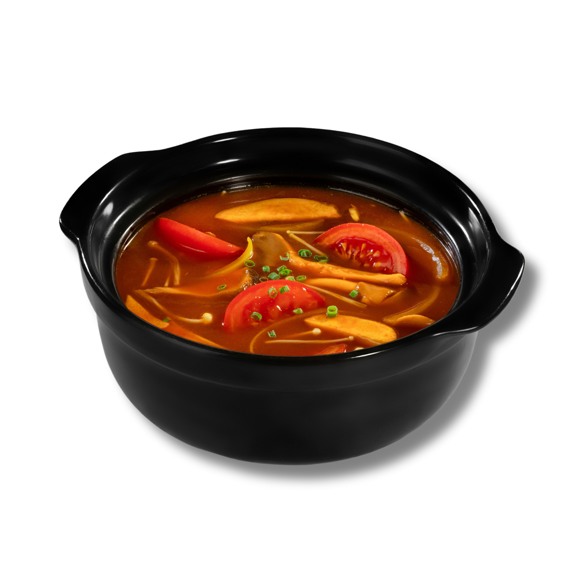 Lẩu Cà Chua Nấm Mỡ - Tomato Mushroom Hot Pot