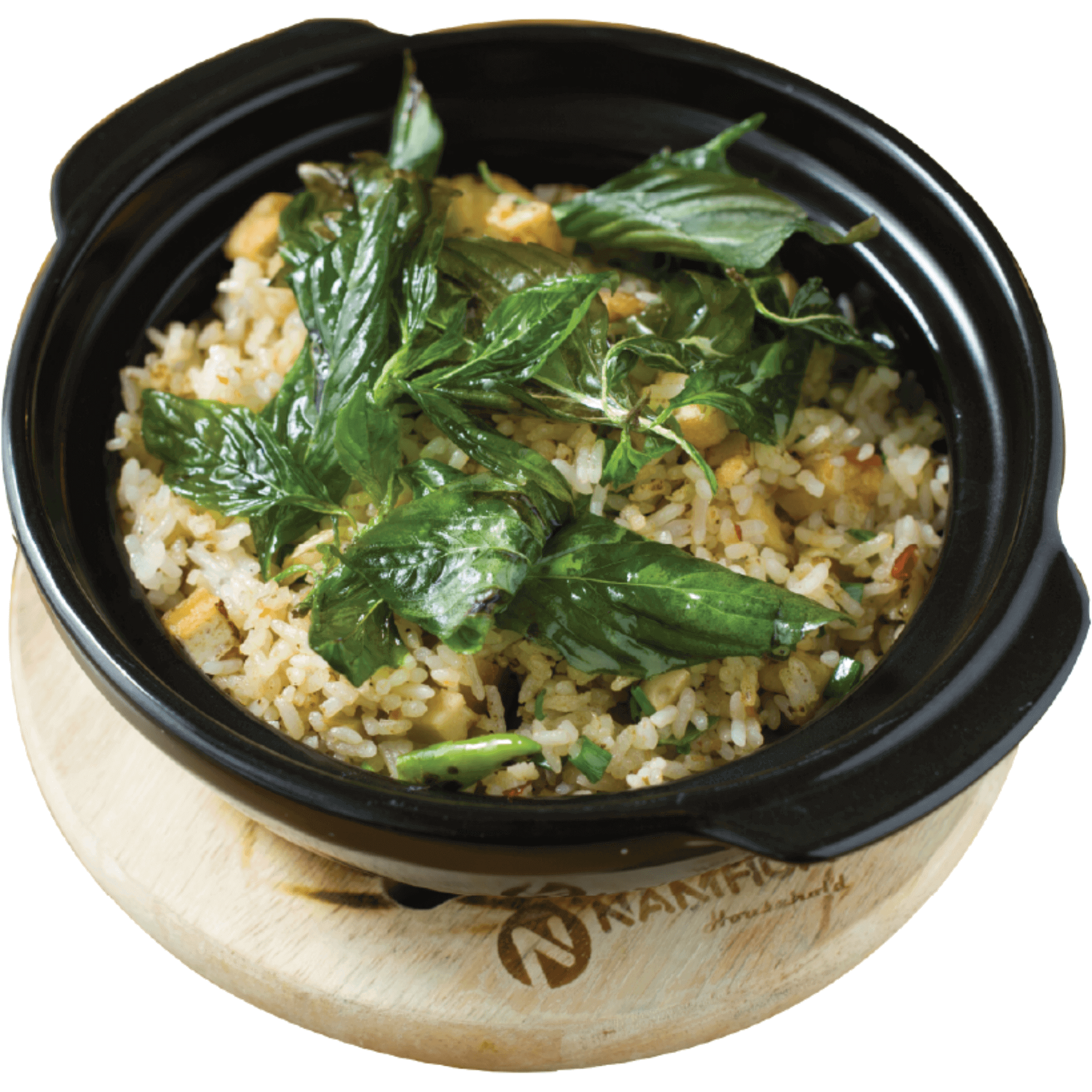 Cơm Chiên Lá Thơm/ Fried Rice with Fragrant Leaves