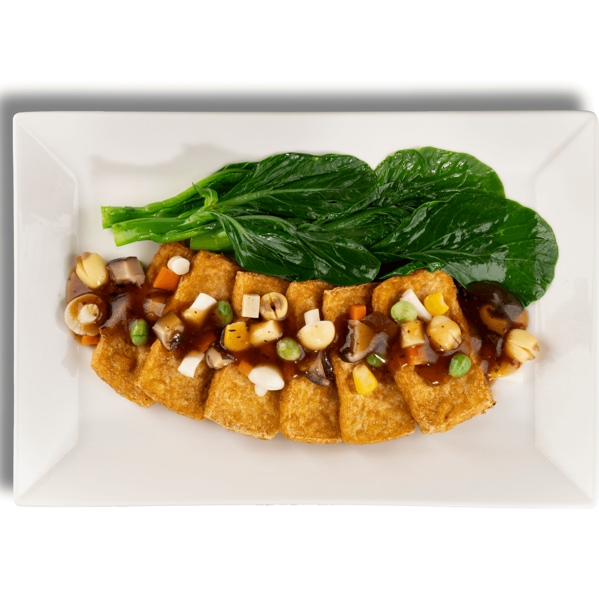Đậu Hũ Sốt Tương Đậu Đen/ Tofu with Black Bean Sauce