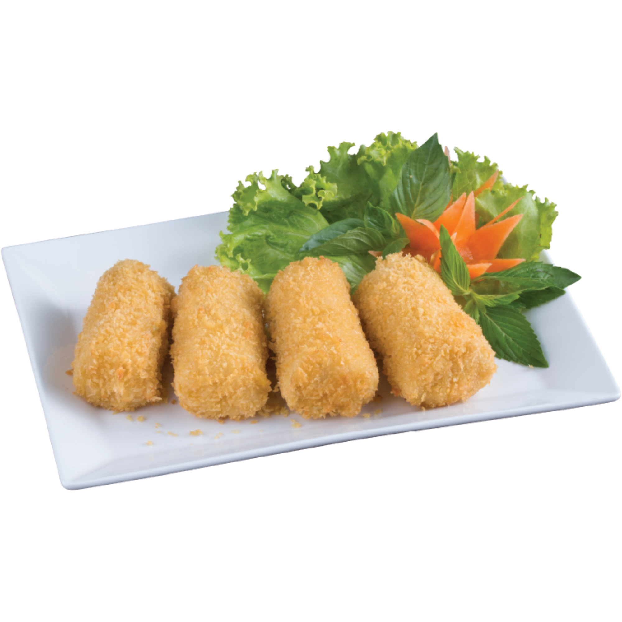 Chả Giò Trái Cây (1 Phần 4 Cuốn)/ Fruit Spring Roll (1 serving of 4 rolls)