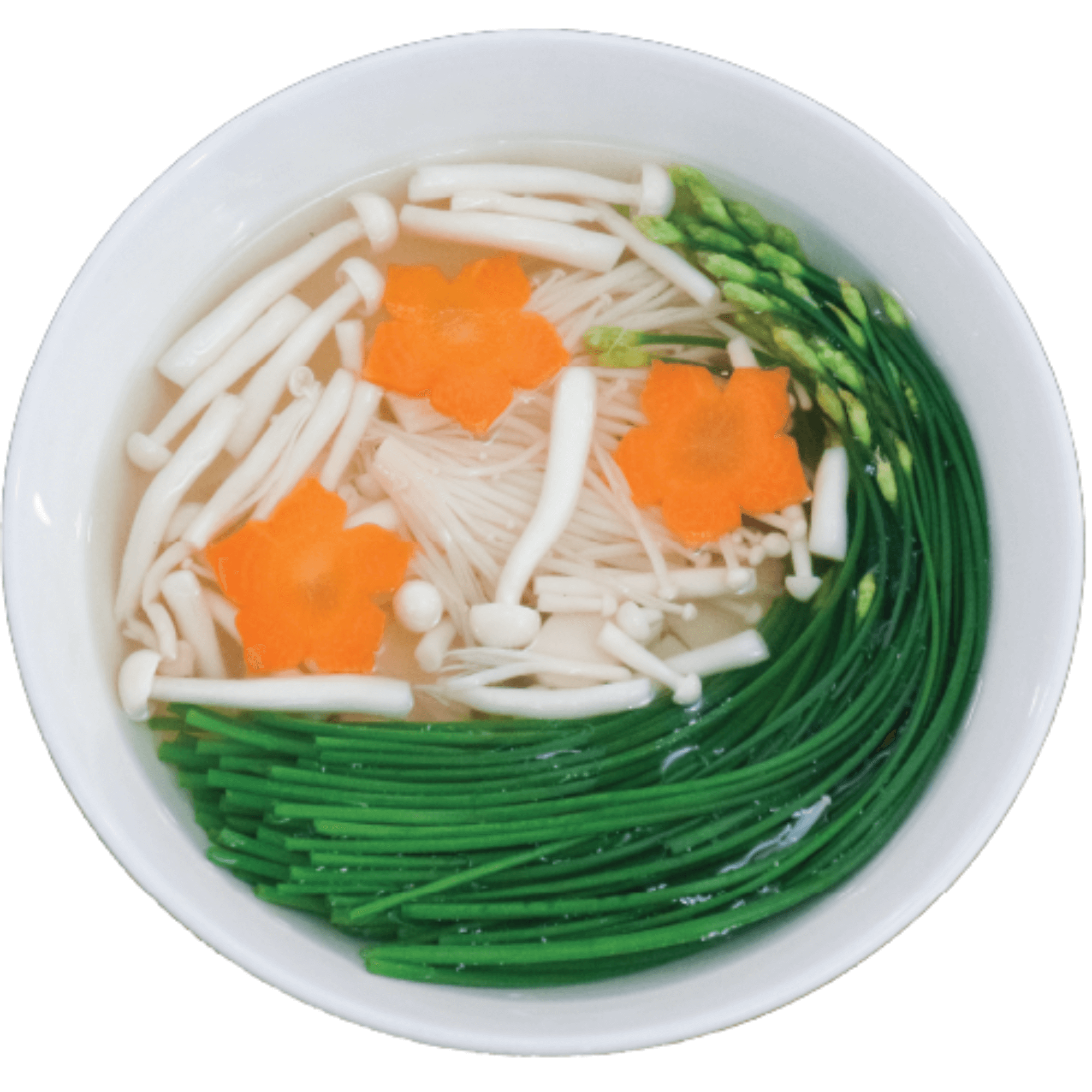 Canh Bông Hẹ Đậu Hũ Non/ Soft Tofu & Garlic Chives broth