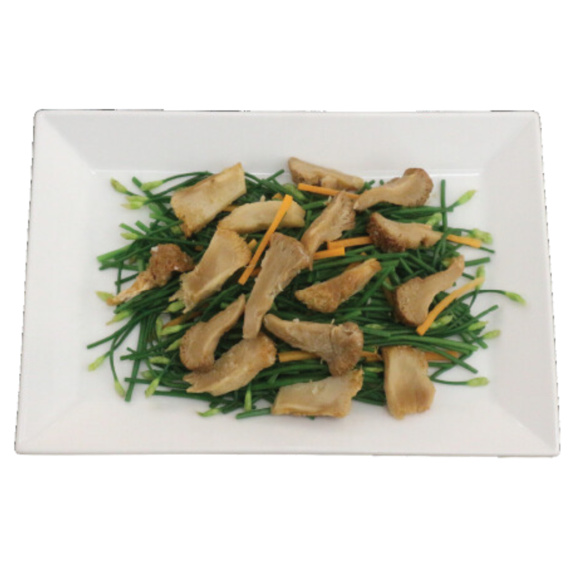 Nấm Hầu Thủ Xào Bông Hẹ/ Fried Monkey Head with Garlic Chives