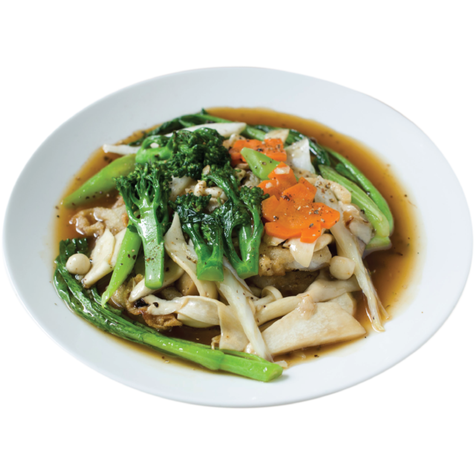 Hủ Tiếu Vuông Sốt Tương/ Square Tofu with Soy Sauce