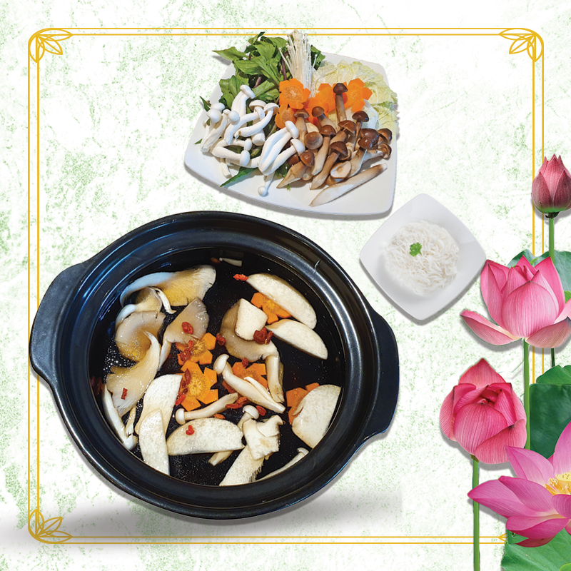Lẩu Nấm Mối/ Termitomyces Heim Mushroom Hotpot