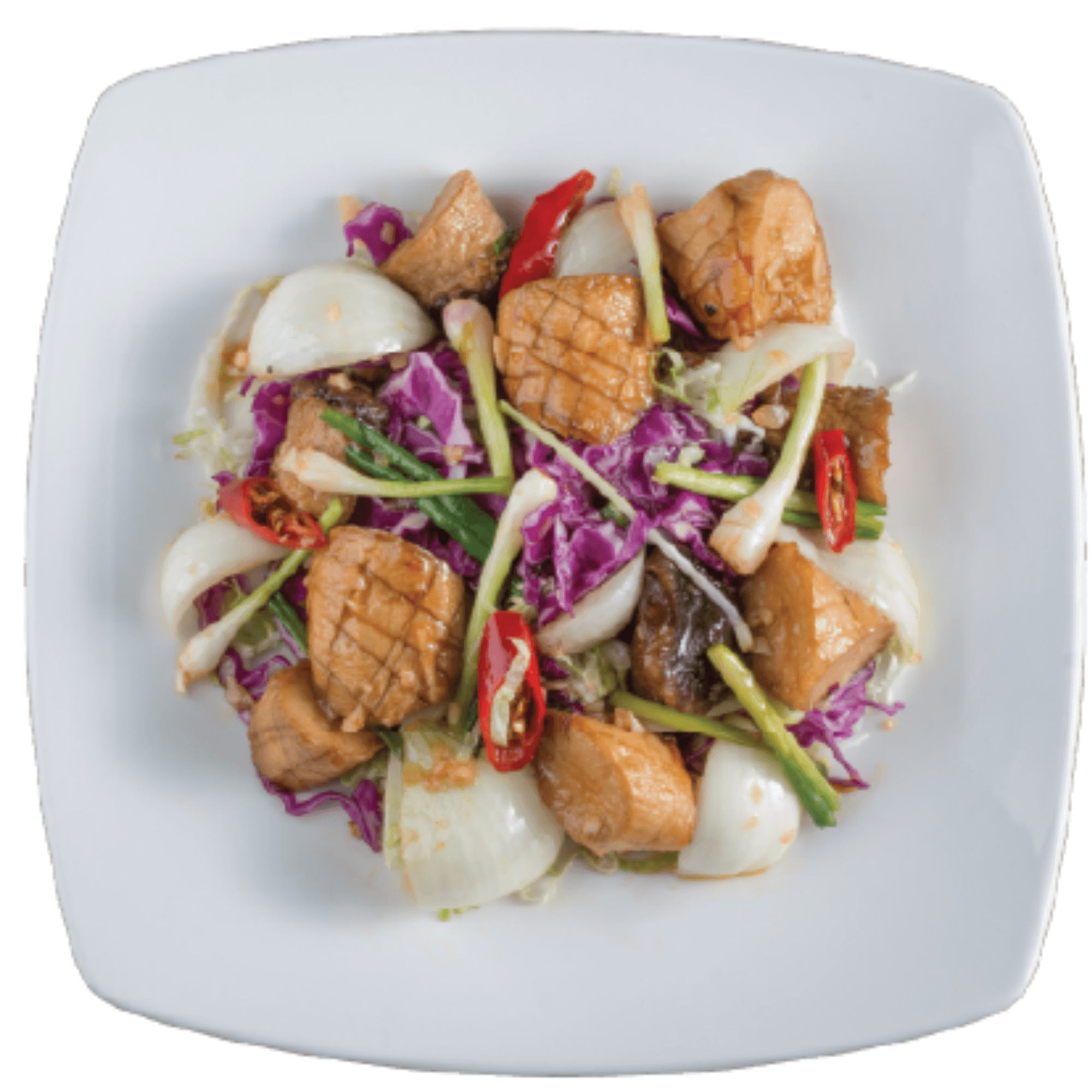 Nấm Đùi Gà Chiên Nước Mắm/ King Oyster Mushroom Fried Fish Sauce Vegan